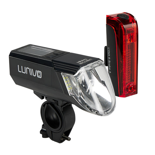 Lunivo LYNX F100 DAYLIGHT &  LYNX R BRAKE A Fahrradbeleuchtung ASSORTED