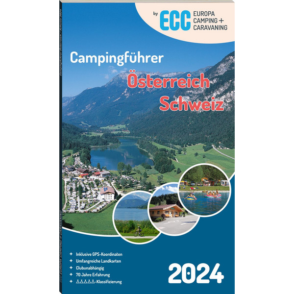 ECC CAMPINGFÜHRER ÖSTERREICH / SCHWEIZ 2024 Stellplatzführer DREI-BRUNNEN-VERLAG
