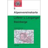  DAV 9 LOFERER U. LEOGANGER STEINBERGE  - Wanderkarte