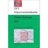  DAV 15/3 TOTES GEBIRGE OST  - Wanderkarte