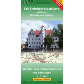  Schönfelder Hochland zwischen Dresden und Stolpen 1 : 25 000  - Wanderkarte