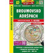  Wanderkarte Tschechien Broumovsko, Adrspach 1 : 40 000  - Wanderkarte