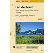 Swisstopo 1 : 33 333 Lac de Joux  - Wanderkarte