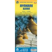  Myanmar / Burma Travel Map 1 : 3 500 000  - Karte