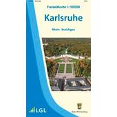  LGL BW 50 000 Freizeit Karlsruhe  - Wanderkarte