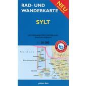  Rad- und Wanderkarte Sylt 1: 30 000  - Wanderkarte