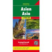  Asien, Kontinentkarte 1:9 000 000  - Straßenkarte