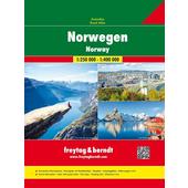  Norwegen, Autoatlas 1:250.000 - 1:400.000  - Straßenkarte