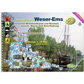  TOURENATLAS TA2 WASSERWANDERN 02 WESER-EMS  - Wasserkarte