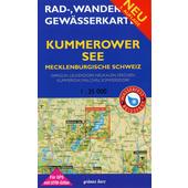  Rad-, Wander- und Gewässerkarte Kummerower See - Mecklenburgische Schweiz 1:35.000.  - Fahrradkarte