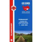  Island Touring Map 1 : 600 000. Ferdakort  - Straßenkarte