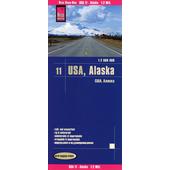  Reise Know-How Landkarte USA 11, Alaska (1 : 2.000.000)  - Straßenkarte