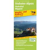  Stubaier Alpen, Stubaital, Wipptal  Wander- und Radkarte 1 : 35 000  - Wanderkarte
