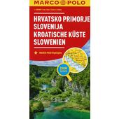  MARCO POLO Karte Kroatische Küste, Slowenien 1:300 000  - Straßenkarte