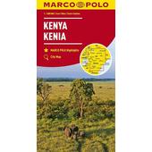  MARCO POLO Länderkarte Kenia 1:1 000 000  - Straßenkarte