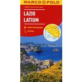  MARCO POLO Karte Italien 09. Latium 1:200 000  - Straßenkarte