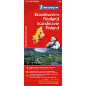  Michelin Skandinavien - Finnland 1 : 1 500 000  - Straßenkarte