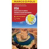  MARCO POLO Kontinentalkarte USA 1:4 000 000  - Straßenkarte