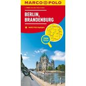  MARCO POLO Karte Deutschland Blatt 4 Berlin, Brandenburg 1:200 000  - Straßenkarte