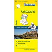  Michelin Gascogne  - Straßenkarte