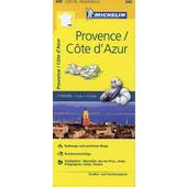  Michelin Provence - Cote d'Azur  - Straßenkarte