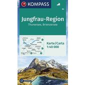  Jungfrau-Region - Thunersee - Brienzersee 1 : 40 000  - Wanderkarte