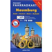  Pocket-Fahrradkarte Naumburg, Saale-Unstrut-Elster-Radacht 1:75.000  - Fahrradkarte
