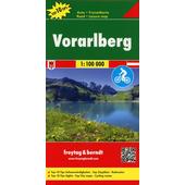  Vorarlberg, Top 10 Tips, Autokarte 1:100.000  - Straßenkarte