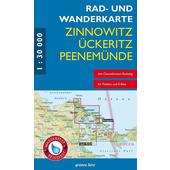  Zinnowitz, Ückeritz, Peenemünde 1 : 30 000 Rad- und Wanderkarte  - 