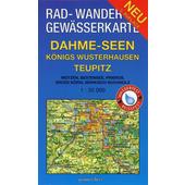  Dahme-Seen: Königs Wusterhausen, Teupitz 1 : 35 000 Rad-, Wander- und Gewässerkarte  - Fahrradkarte