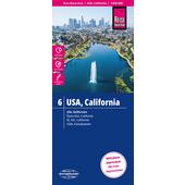  Reise Know-How Landkarte USA 6, Kalifornien 1:850.000  - Straßenkarte