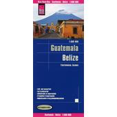  Reise Know-How Landkarte Guatemala, Belize 1 : 500 000  - Straßenkarte