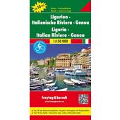 Ligurien - Italienische Riviera - Genua 1 : 150 000  - Straßenkarte