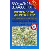  Wesenberg, Neustrelitz - Havel von Ratzeburg bis zum Röblinsee 1 : 35 000 Rad-, Wander- und Gewässerkarte  - Wanderkarte