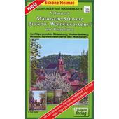  Radwander- und Wanderkarte Naturpark Märkische Schweiz, Buckow, Waldsieversdorf  und Umgebung 1 : 50 000  - Wanderkarte