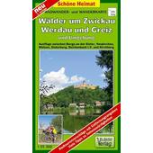  Radwander- und Wanderkarte Wälder um Zwickau, Werdau und Greiz und Umgebung 1 : 35 000  - Wanderkarte