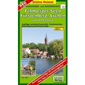  Radwander- und Wanderkarte Feldberger Seen, Fürstenberg, Lychen und Umgebung 1 : 50 000  - Wanderkarte