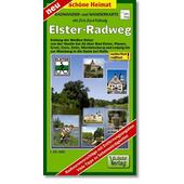  Elsterradweg Radwander- und Wanderkarte 1 : 35 000  - Wanderkarte