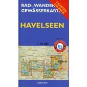  Rad-, Wander- und Gewässerkarten-Set: Havelseen 1 : 35 000  - Fahrradkarte