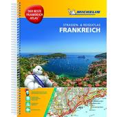  Michelin Atlas Frankreich (DIN A4) Spiralbindung  - Straßenkarte