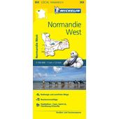  Michelin Localkarte Normandie West 1 : 150 000  - Straßenkarte