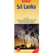  Nelles Map Sri Lanka Polyart-Ausgabe 1:500.000  - Karte