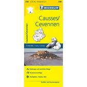  Michelin Localkarte Causses - Cevennen 1 : 150 000  - Straßenkarte