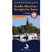  Gewässerkarte Große Mecklenburgische Seen 1 : 50 000. Nautische Edition  - Wasserkarte