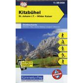 KuF Österreich Outdoorkarte 10 Kitzbühel 1 : 35 000  - Wanderkarte