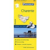  Michelin Charente 1 : 150 000  - Straßenkarte