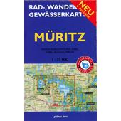  Müritz 1 : 35 000 Rad-, Wander- und Gewässerkarte  - Fahrradkarte