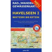  Rad-, Wander- und Gewässerkarte Havelseen 2: Beetzsee bis Ketzin  - Fahrradkarte