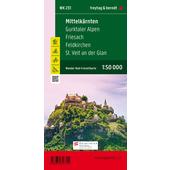  Mittelkärnten, Gurktaler Alpen, Friesach, Feldkirchen, St. Veit an der Glan 1 : 50 000. WK 231  - Wanderkarte