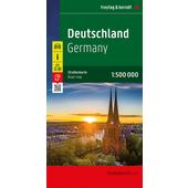  Deutschland, Autokarte 1:500.000  - Straßenkarte